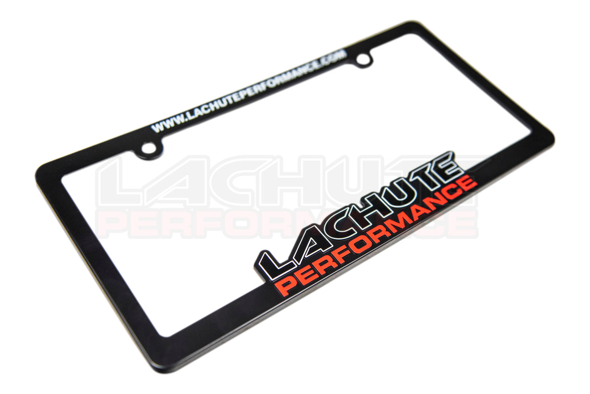 Lachute Performance Licence Plate frame – LP Aventure Inc