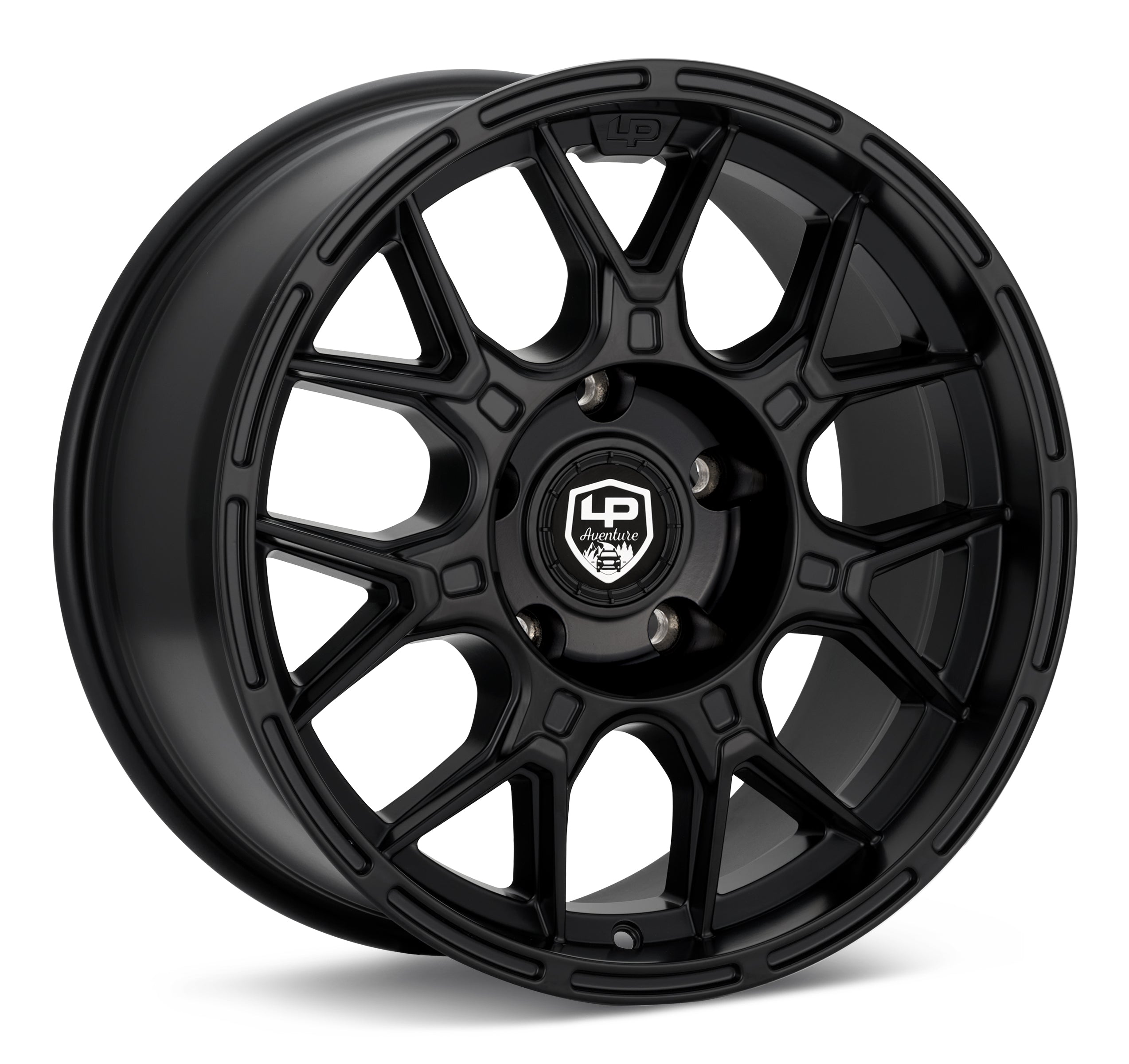 LP Aventure Wheels - LP8- 17x7.5 ET35 5x114.3 - Matte Black – LP