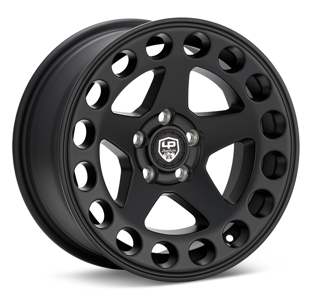 LP Aventure wheels - LP5 - 15x7 ET15 5x100 - Matte Black – LP
