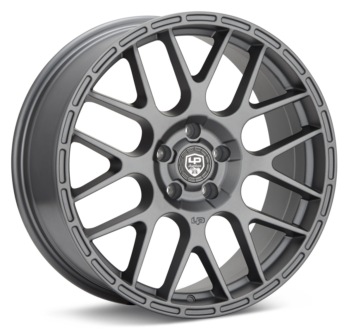 LP Aventure wheels - LP6 - 18x8 ET38 5x100 - Light Grey – LP