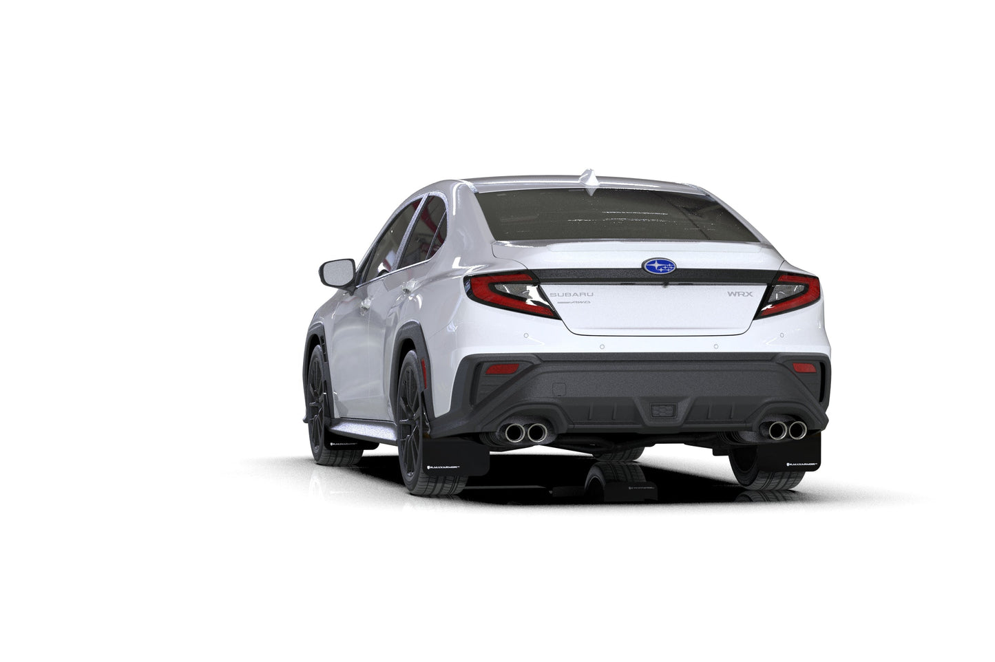 2022+ Subaru WRX Black UR Mud Flap Blue Logo