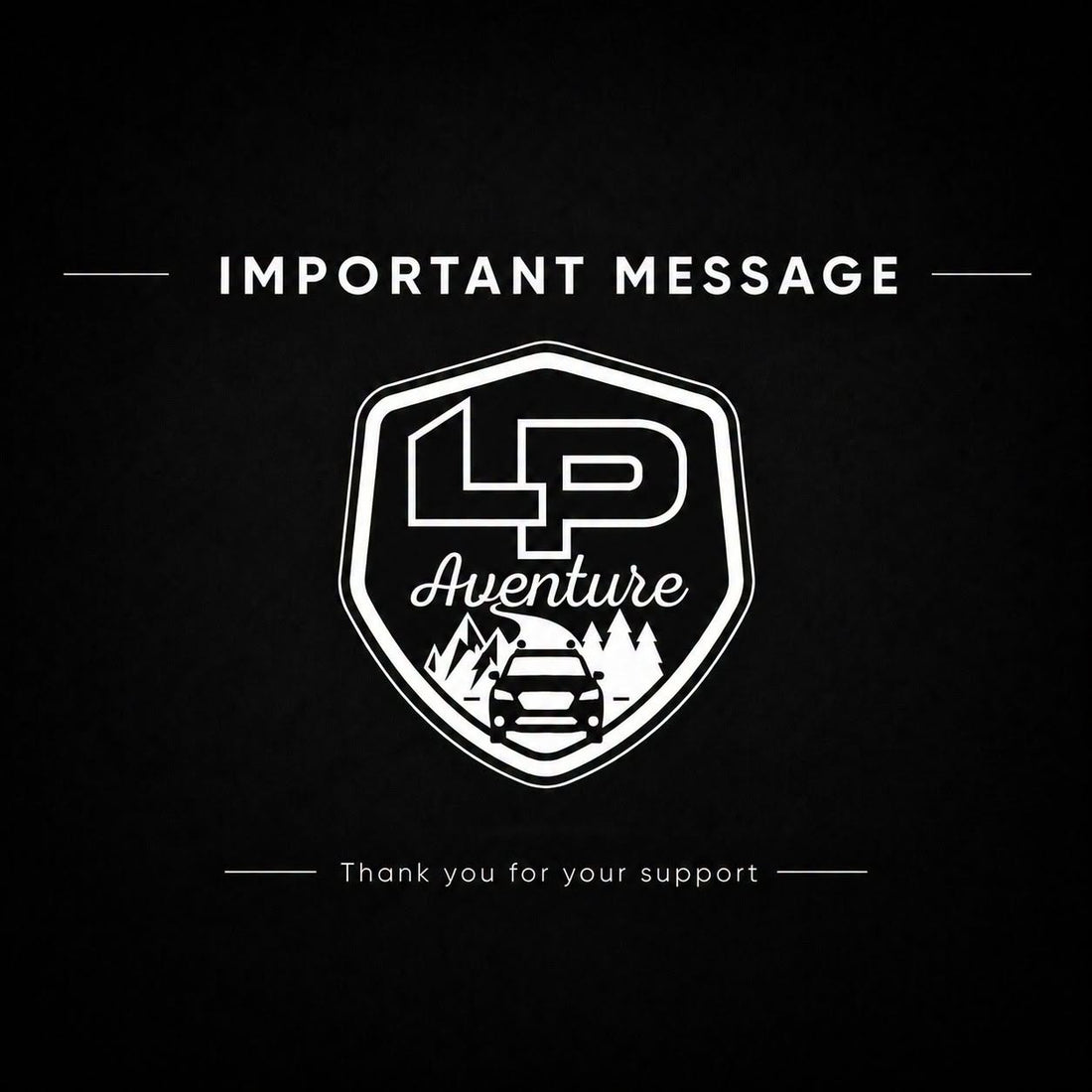 Important message - A fire completely destroyed the facilities where LP Aventure operated