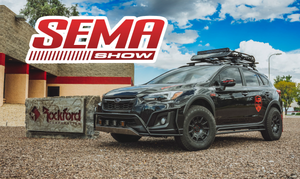 SEMA 2018 - Subaru Crosstrek LP Aventure Edition - Rockford Fosgate booth