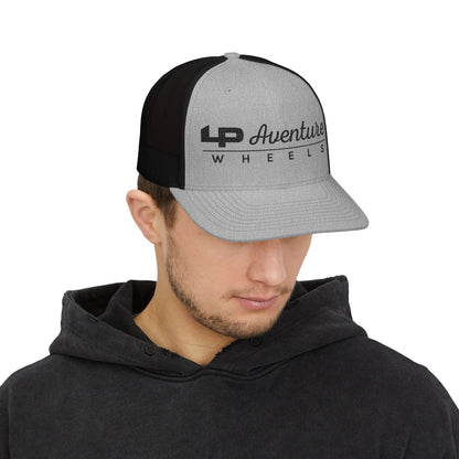 LP AVENTURE WHEELS Stylish Snapback Trucker Cap (Embroidered Hat)