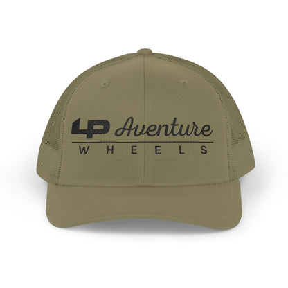 LP AVENTURE WHEELS Stylish Snapback Trucker Cap (Embroidered Hat)
