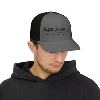 LP AVENTURE WHEELS Stylish Snapback Trucker Cap (Embroidered Hat)