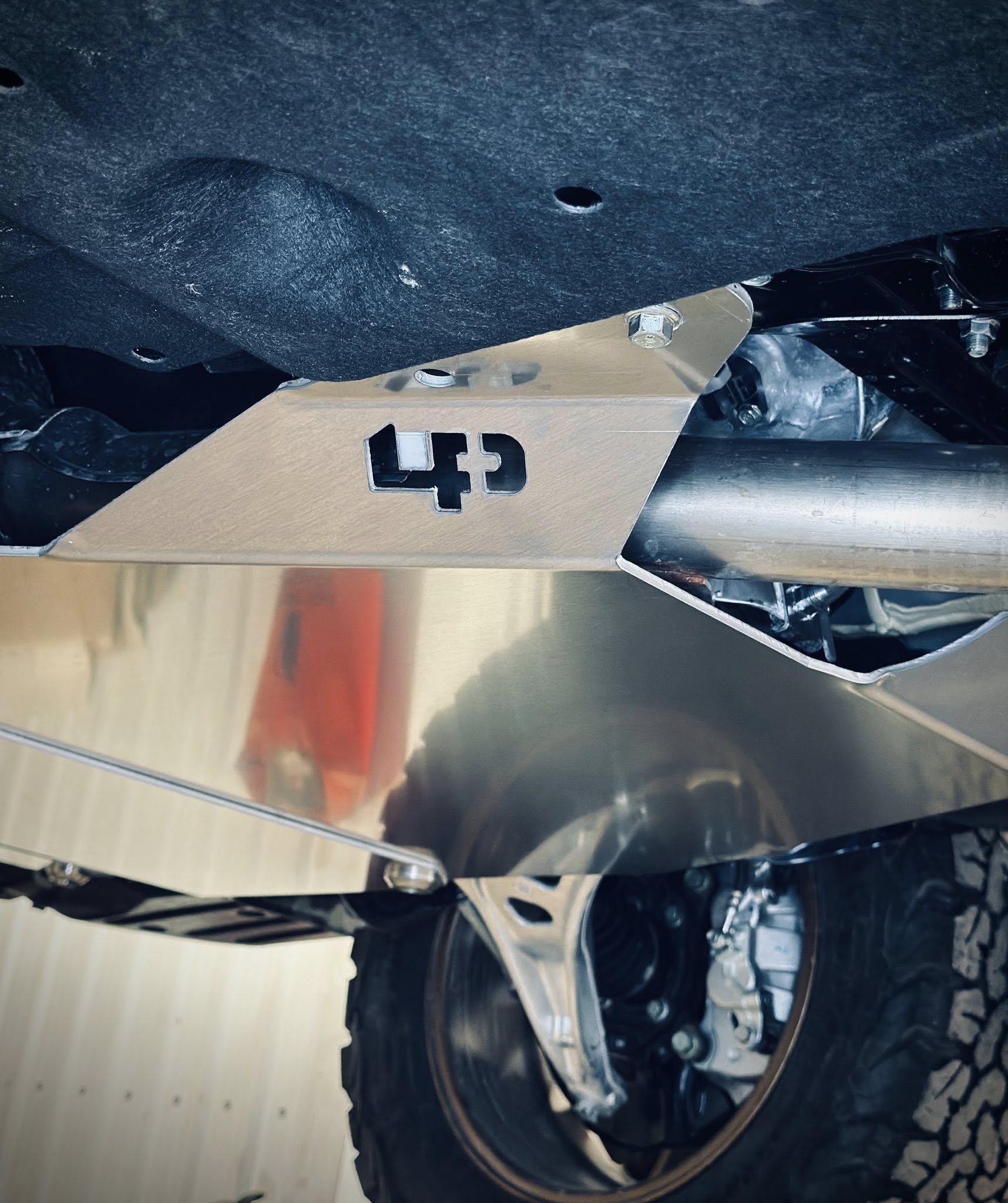 LP Aventure rear skid plate for CVT transmission - Subaru