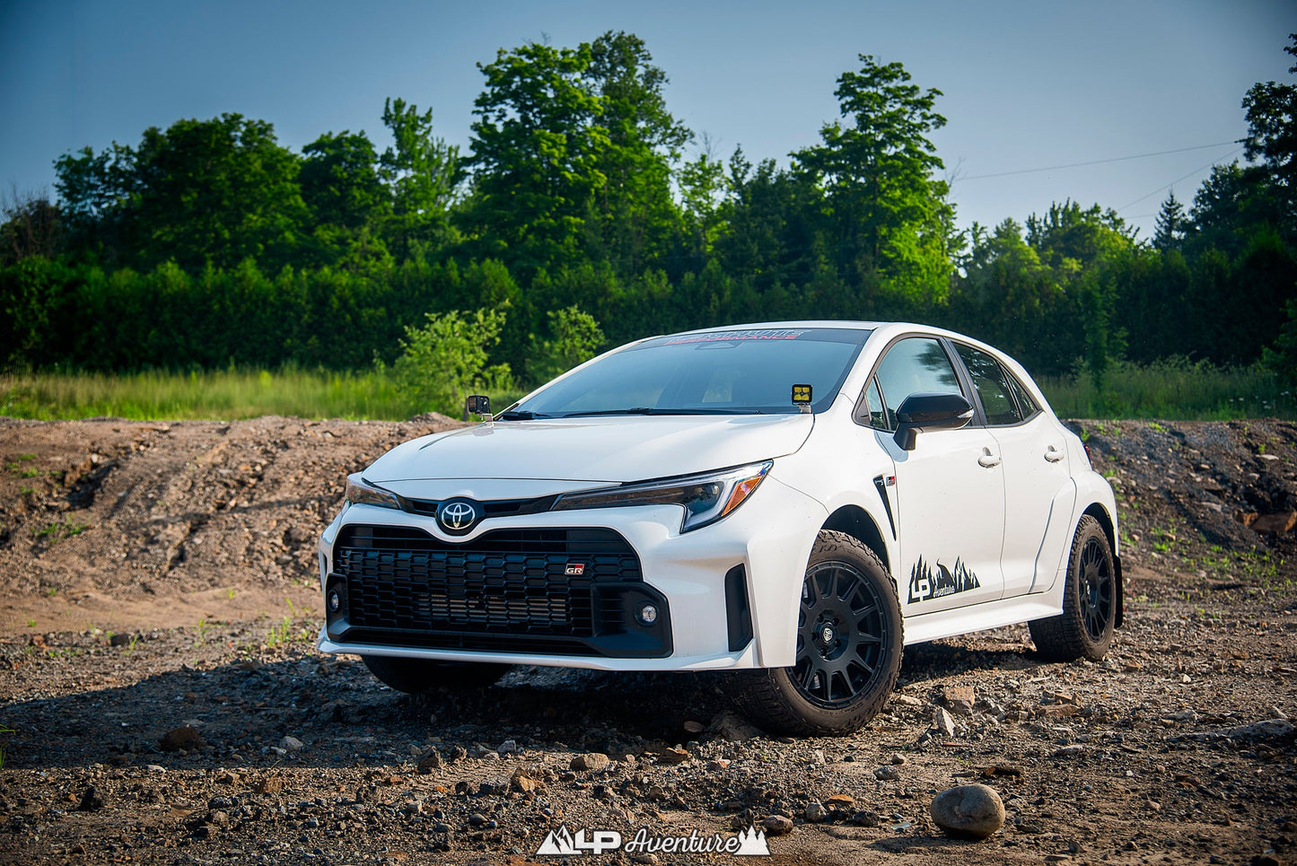 LP AVENTURE - HOOD LIGHT BRACKETS - Toyota GR Corolla  2023+