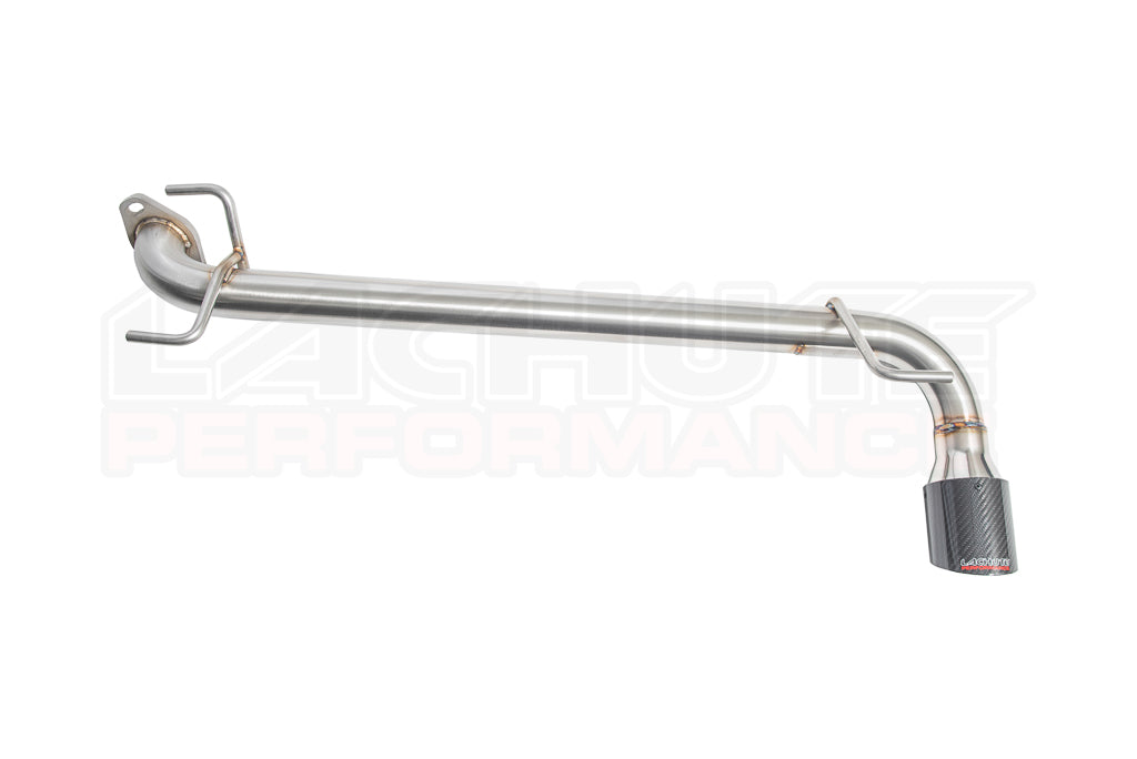 Lachute Performance muffler delete - 2017-2023 Subaru Impreza Hatch - Carbon fiber tip