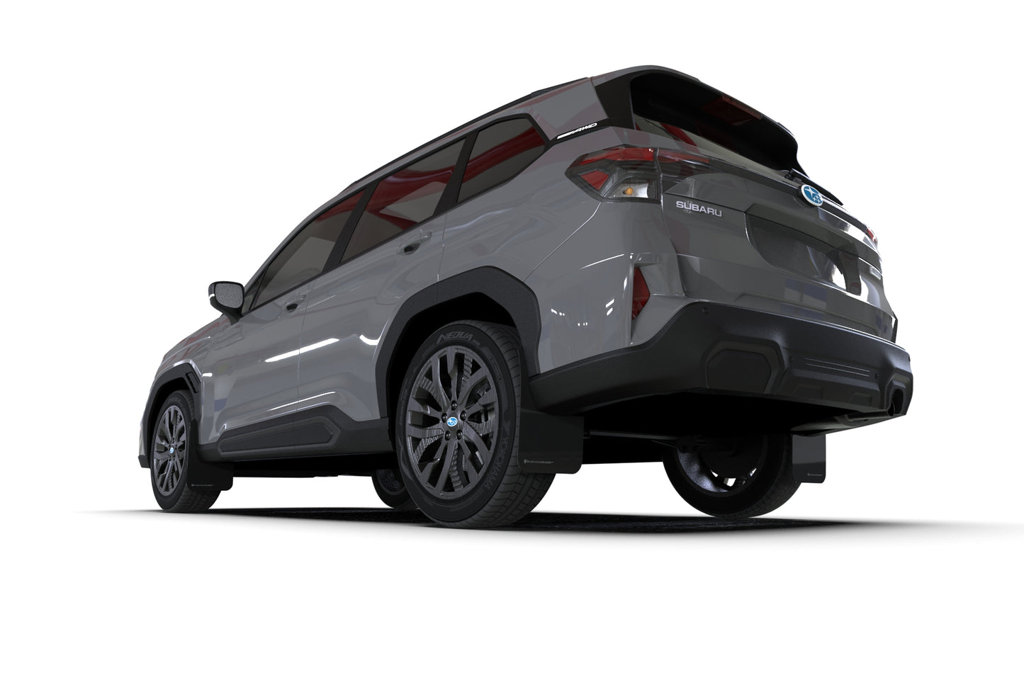 2025 Subaru Forester Black Mud Flap Grey Logo