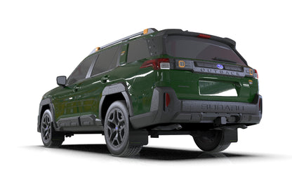 2026 Subaru Outback & Outback Wilderness Black UR Mud Flap Dark Green Logo