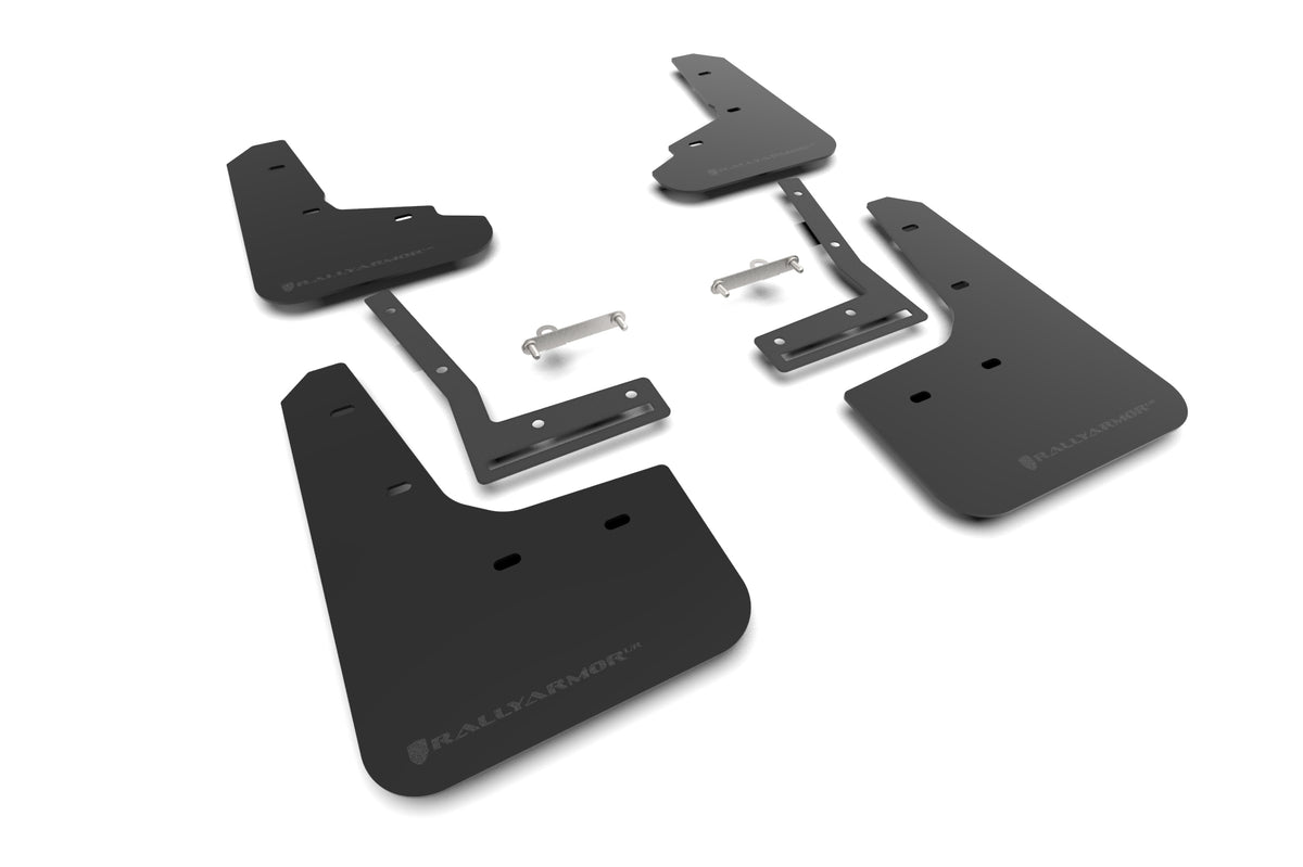 2026 Subaru Trailseeker & E-Outback Black Mud Flap Metallic Black Logo