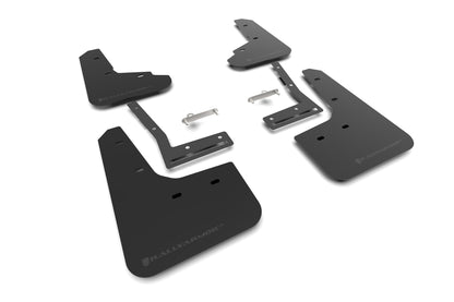 2026 Subaru Trailseeker & E-Outback Black Mud Flap Metallic Black Logo