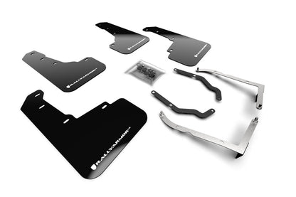 2018-2023 Subaru XV Crosstrek Lift/AT Black UR Mud Flap White Logo - MF46-LTUR-BLK/WH