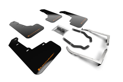 2018-2023 Subaru XV Crosstrek Lift/AT Black UR Mud Flap Orange Logo - MF46-LTUR-BLK/OR