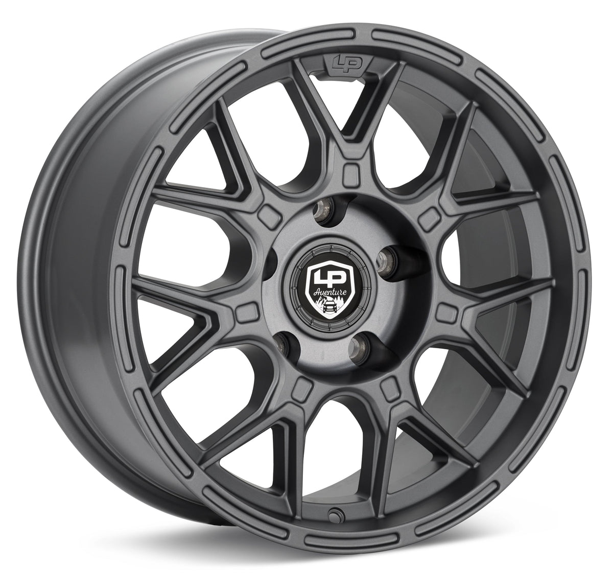 LP Aventure Wheels - LP8- 17x7.5 ET35 5x100 - Light Grey – LP Aventure Inc