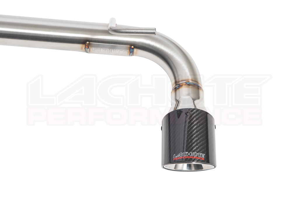 Lachute Performance muffler delete - 2018-2026 Subaru Crosstrek/ Crosstrek Wilderness 2024+ - Carbon fiber tip