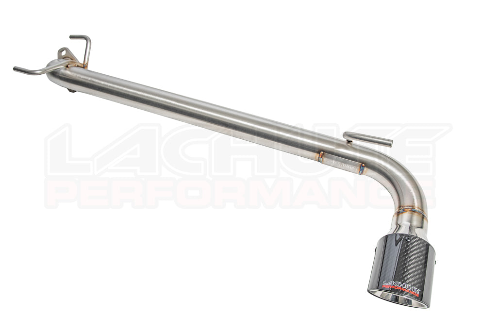Lachute Performance muffler delete - 2018-2026 Subaru Crosstrek/ Crosstrek Wilderness 2024+ - Carbon fiber tip