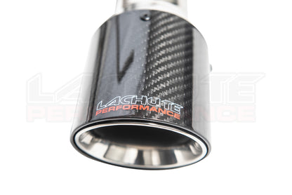 Lachute Performance muffler delete - 2018-2026 Subaru Crosstrek/ Crosstrek Wilderness 2024+ - Carbon fiber tip