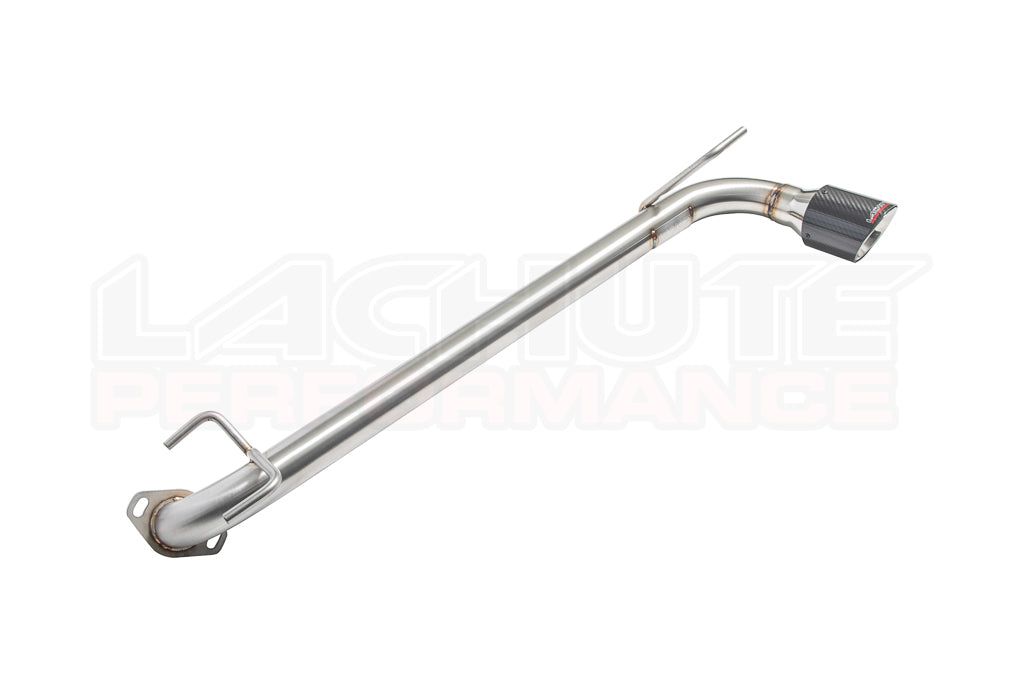 Lachute Performance muffler delete - 2018-2026 Subaru Crosstrek/ Crosstrek Wilderness 2024+ - Carbon fiber tip