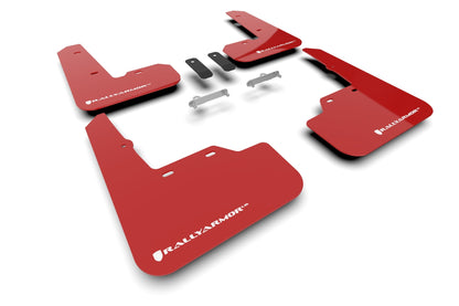2022+ Subaru WRX Red UR Mud Flap White Logo
