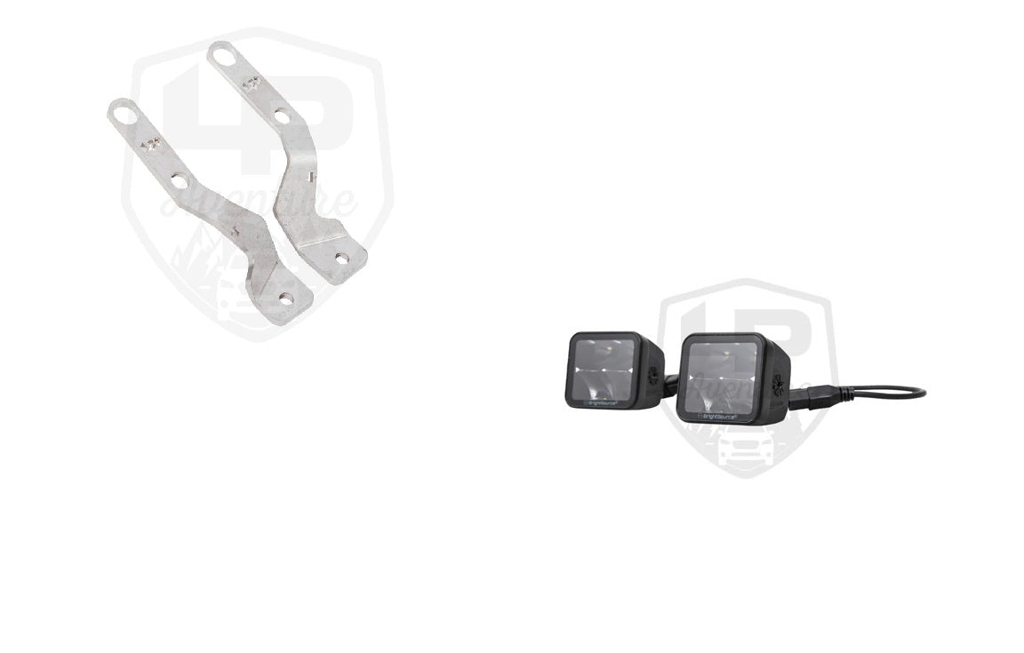 LP Aventure - Hood light brackets (Pair) - 2016-2018 Toyota RAV4