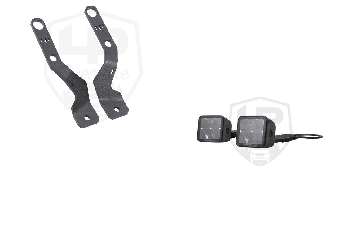 LP Aventure - Hood light brackets (Pair) - 2016-2018 Toyota RAV4