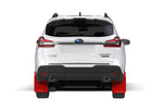 2018+ Subaru Ascent Red UR Mud Flap White Logo - MF49-UR-RD/WH