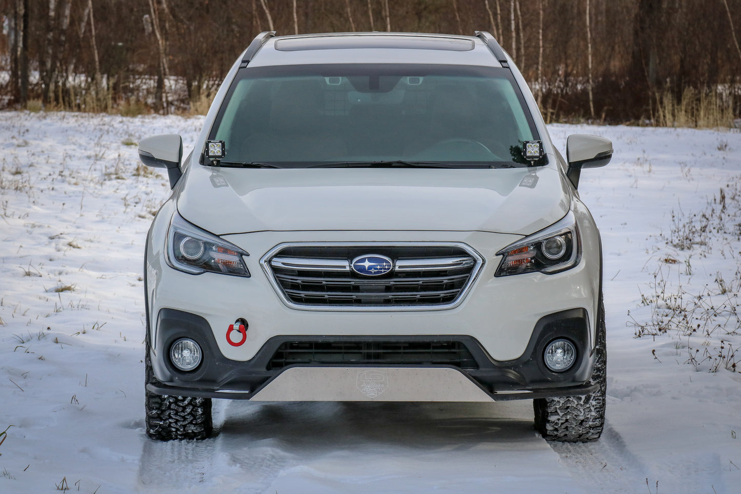 LP Aventure - Hood light brackets (Pair) - 2015-2019 Subaru Outback